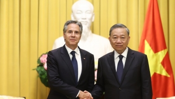 Chủ tịch nước Tô Lâm tiếp Ngoại trưởng Hoa Kỳ Antony Blinken sang Việt Nam chia buồn Tổng Bí thư Nguyễn Phú Trọng qua đời