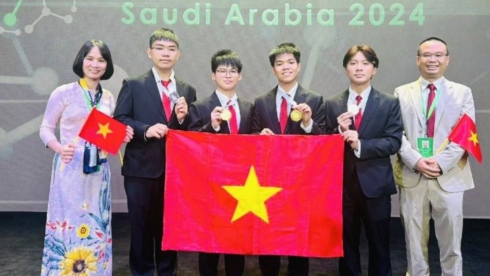 Việt Nam giành 3 Huy chương Vàng Olympic Hóa học quốc tế