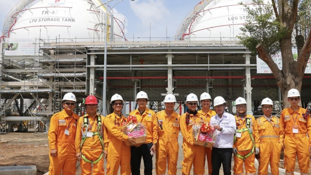 PV GAS đưa vào hoạt động 3 bồn chứa LPG tại Kho cảng PV GAS Vũng Tàu