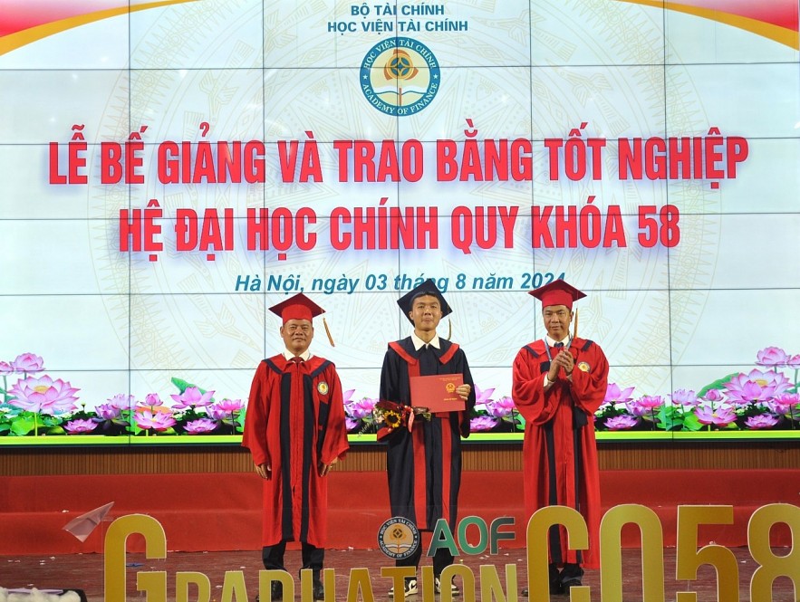 Học viện Tài chính trao bằng tốt nghiệp cho gần 3.500 tân cử nhân