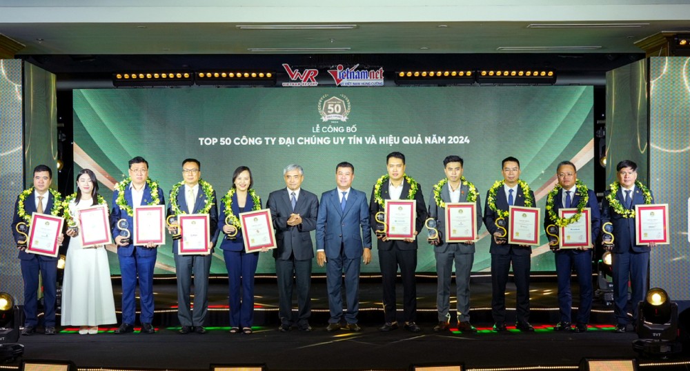 PV GAS được vinh danh trong Lễ công bố Top 50 Công ty đại chúng uy tín và hiệu quả năm 2024