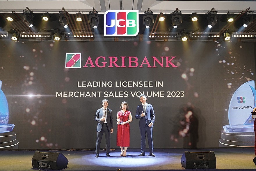 Agribank vinh dự nhận giải thưởng ngân hàng dẫn đầu về doanh số thanh toán thẻ 2023