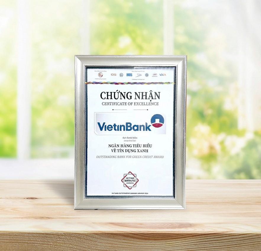 VietinBank – Ngân hàng tiêu biểu về tín dụng xanh 2024. 