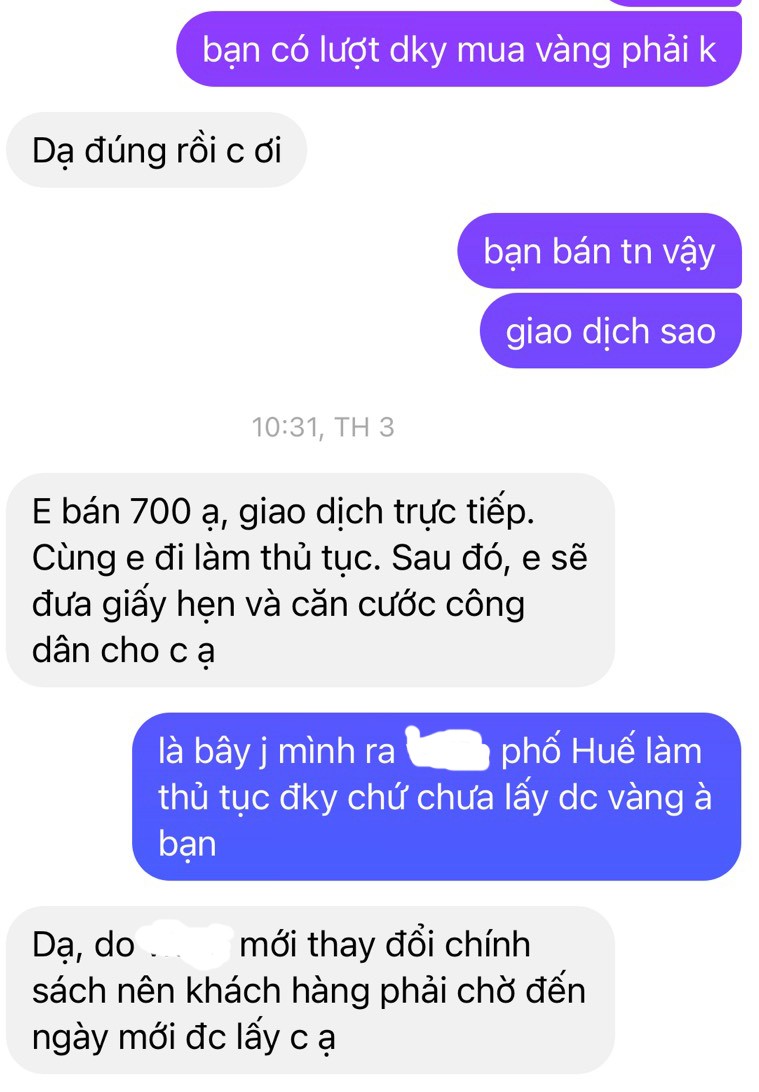 Người dân khó mua vàng online, dịch vụ đăng ký mua hộ lại sôi động