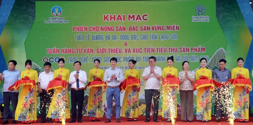 Khai mạc tuần lễ quảng bá na Chi Lăng, nông đặc sản tỉnh Lạng Sơn