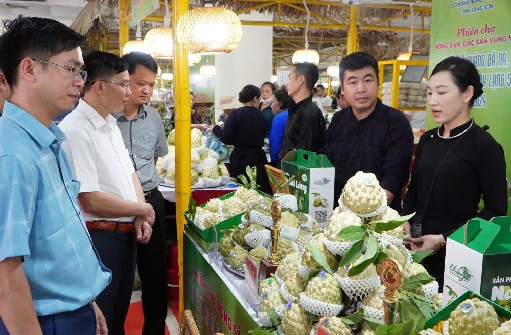 Khai mạc tuần lễ quảng bá na Chi Lăng, nông đặc sản tỉnh Lạng Sơn