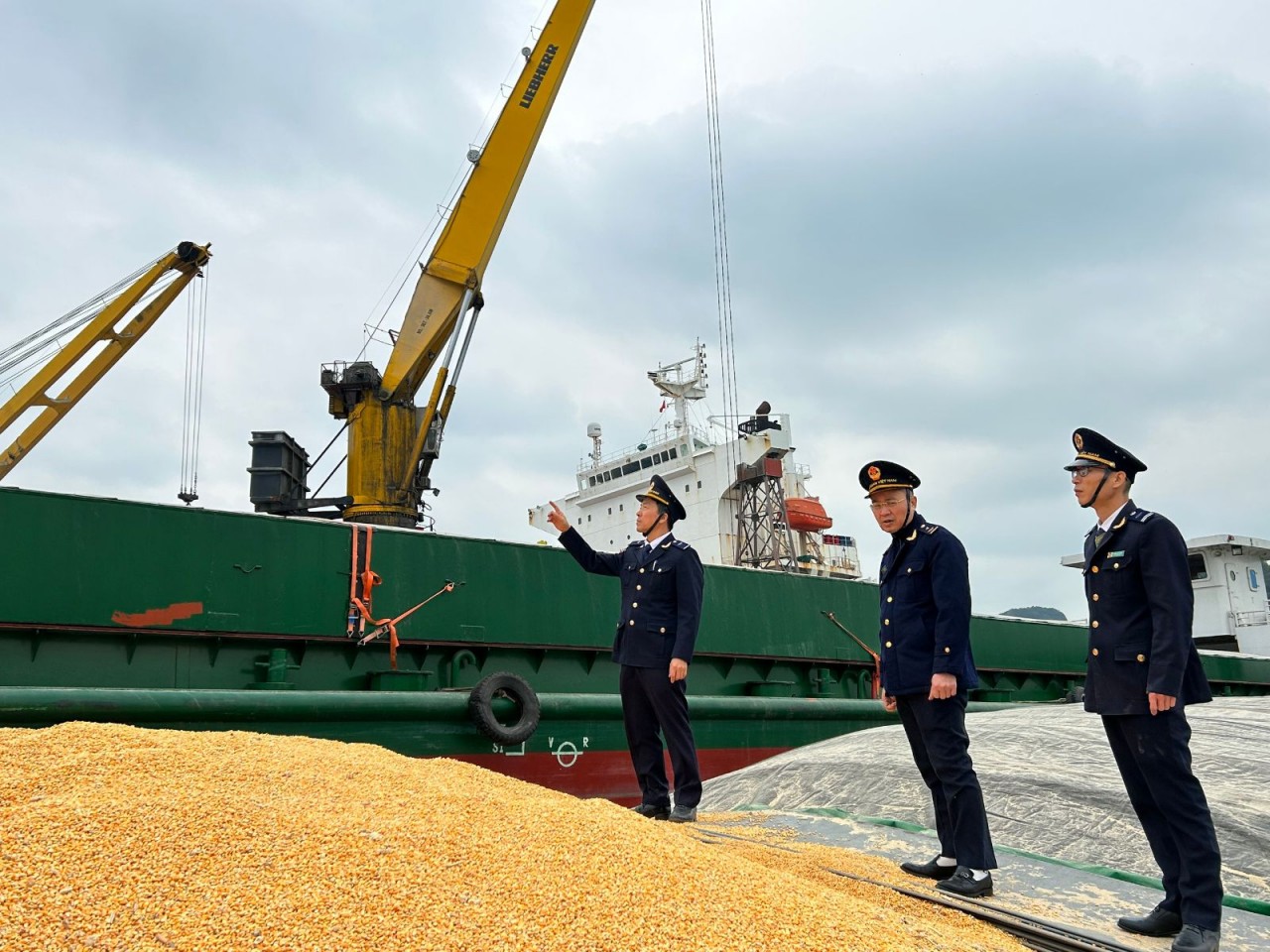 Lực lượng Hải quan Quảng Ninh giám sát hàng hóa xuất nhập khẩu