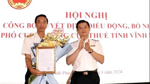 dieu dong bo nhiem ong nguyen tien dung giu chuc pho cuc truong cuc thue vinh phuc