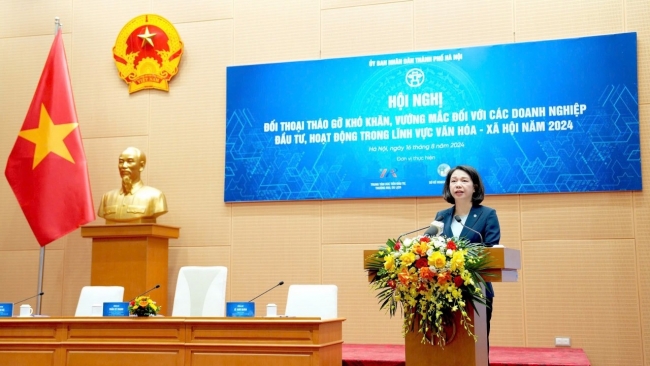 Hà Nội đối thoại với doanh nghiệp đầu tư, hoạt động trong lĩnh vực văn hóa - xã hội