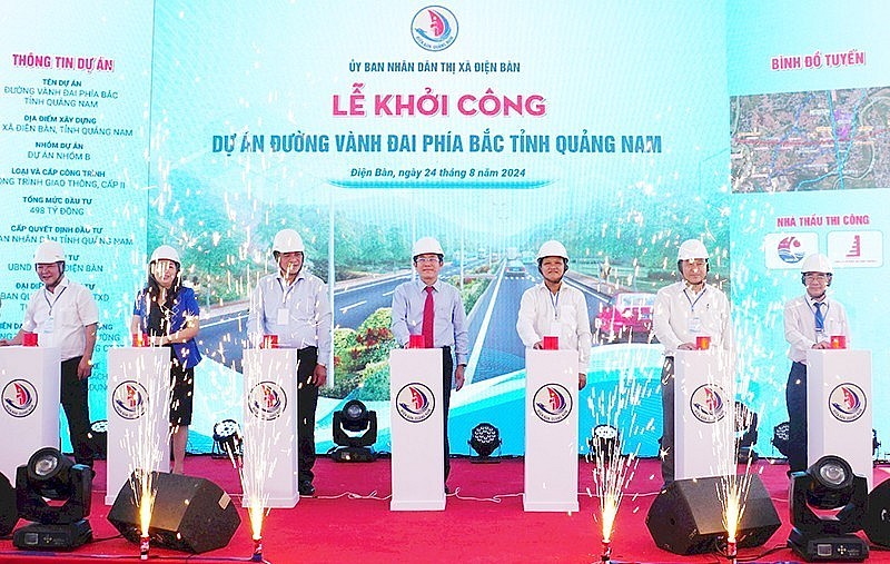 Work starts on Quang Nam’s northern belt road