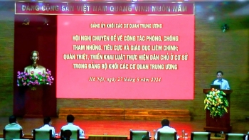 Đảng ủy Khối các cơ quan Trung ương tổ chức hội nghị chuyên đề về phòng, chống tham nhũng