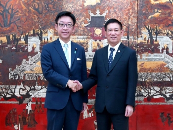 Phó Thủ tướng Hồ Đức Phớc tiếp đoàn Nghị sĩ Thượng viện Nhật Bản