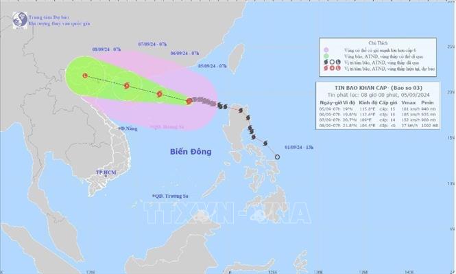 Dự kiến 4 cảng hàng không bị ảnh hưởng bởi bão số 3