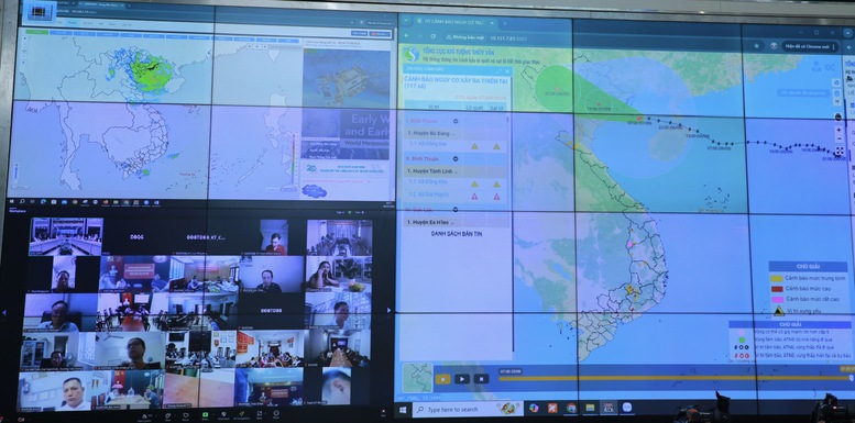 Phó Thủ tướng Trần Hồng Hà kiểm tra công tác dự báo bão số 3 và tình hình tại các địa phương- Ảnh 4.