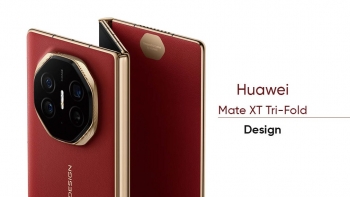 Mẫu điện thoại thông minh gập 3 mới Mate XT của Huawei đắt hàng