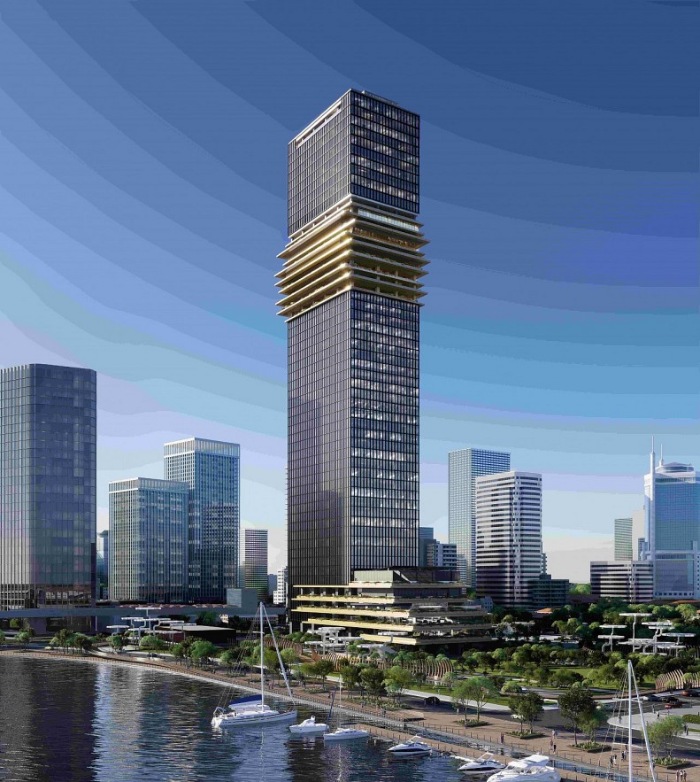 Marina Central Tower: Biểu tượng thương mại đẳng cấp tại quảng trường ven sông TP. Hồ Chí Minh