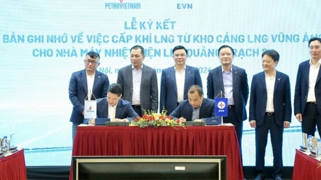 pv gas ky ket bien ban ghi nho voi tap doan dien luc viet nam