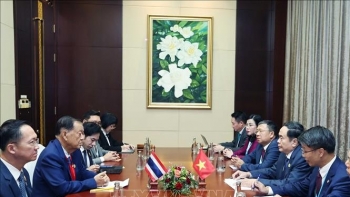 Chủ tịch Quốc hội Trần Thanh Mẫn gặp Chủ tịch Quốc hội Thái Lan