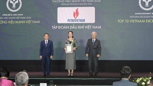 petrovietnam dan dau top 10 thuong hieu manh viet nam 2024