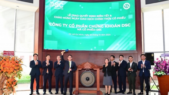 Cổ phiếu của Công ty Chứng khoán DSC chính thức niêm yết trên HOSE