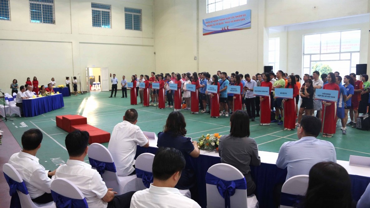 Bộ Tài chính tổ chức giao lưu thể thao Khối thi đua các bộ, ngành tổng hợp năm 2024