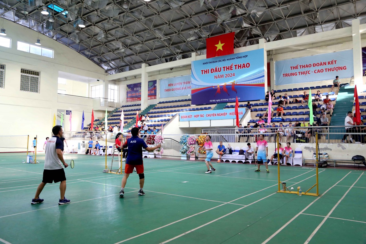 Bộ Tài chính tổ chức Giao lưu thể thao Khối thi đua các Bộ, ngành tổng hợp Bộ Tài chính tổ chức Giao lưu thể thao Khối thi đua các Bộ, ngành tổng hợp