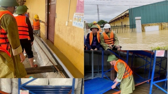 Ứng phó kịp thời bão lũ, đảm bảo an toàn hàng dự trữ