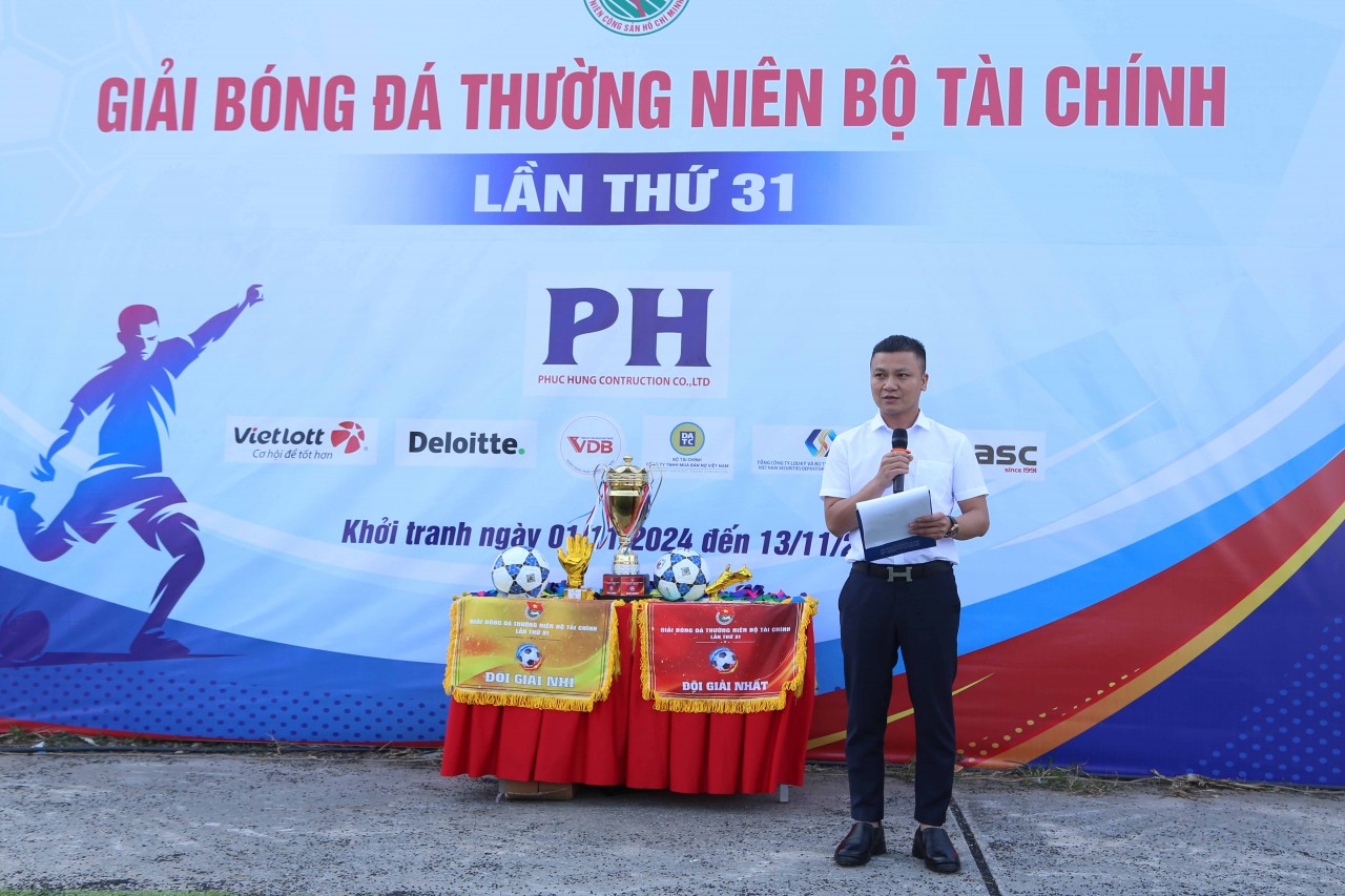 Khai mạc Giải Bóng đá thường niên Đoàn Thanh niên Bộ Tài chính lần thứ 31 Khai mạc Giải Bóng đá thường niên Đoàn Thanh niên Bộ Tài chính lần thứ 31
