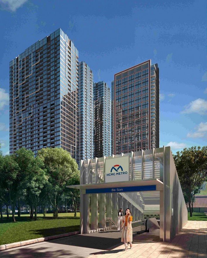 Marina Central Tower tại Ba Son quận 1 thu hút khách thuê nhờ vị trí siêu đắc địa