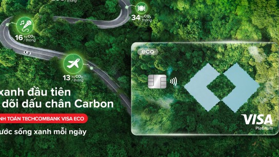 Techcombank Visa Eco - Thẻ xanh đầu tiên cho khách hàng sống xanh mỗi ngày