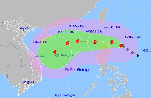 Tin bão Yingxing: Cảnh báo mưa lớn và các chỉ đạo ứng phó