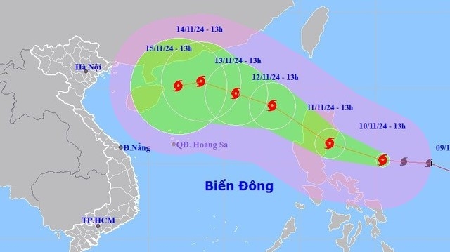 3 cơn bão xuất hiện liên tiếp trên Biển Đông