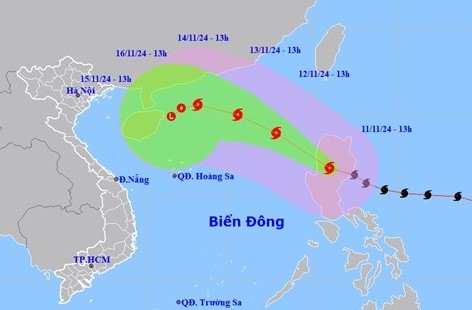 3 cơn bão xuất hiện liên tiếp trên Biển Đông