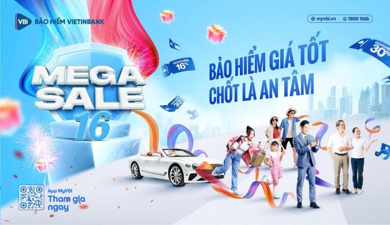 Bảo hiểm VietinBank ra mắt MegaSale “Bảo hiểm giá tốt - Chốt là an tâm”