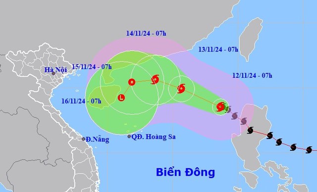 Cập nhật mới nhất tin bão TORAJI và các công điện, văn bản chỉ đạo ứng phó bão