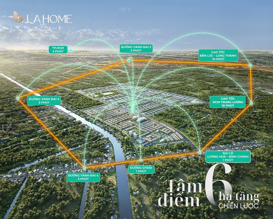 Ngay gần TP.HCM, LA Home giá mềm, dễ khai thác, tiềm năng tăng 20–40% sau 1–3 năm