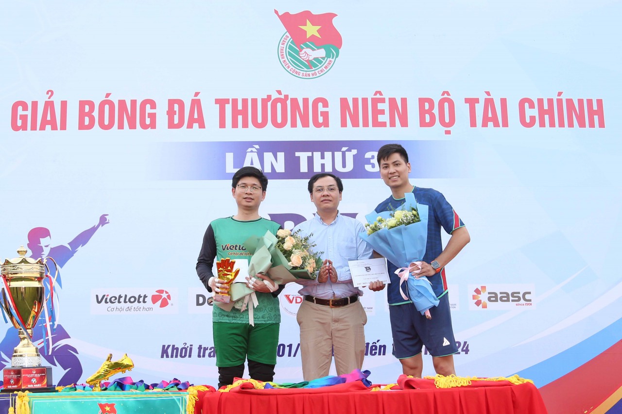 Đội bóng Vietlotte giành chức vô địch giải bóng đá thường niên Đoàn Thanh niên Bộ Tài chính lần thứ 31 Đội bóng Vietlotte giành chức vô địch giải bóng đá thường niên Đoàn Thanh niên Bộ Tài chính lần thứ 31