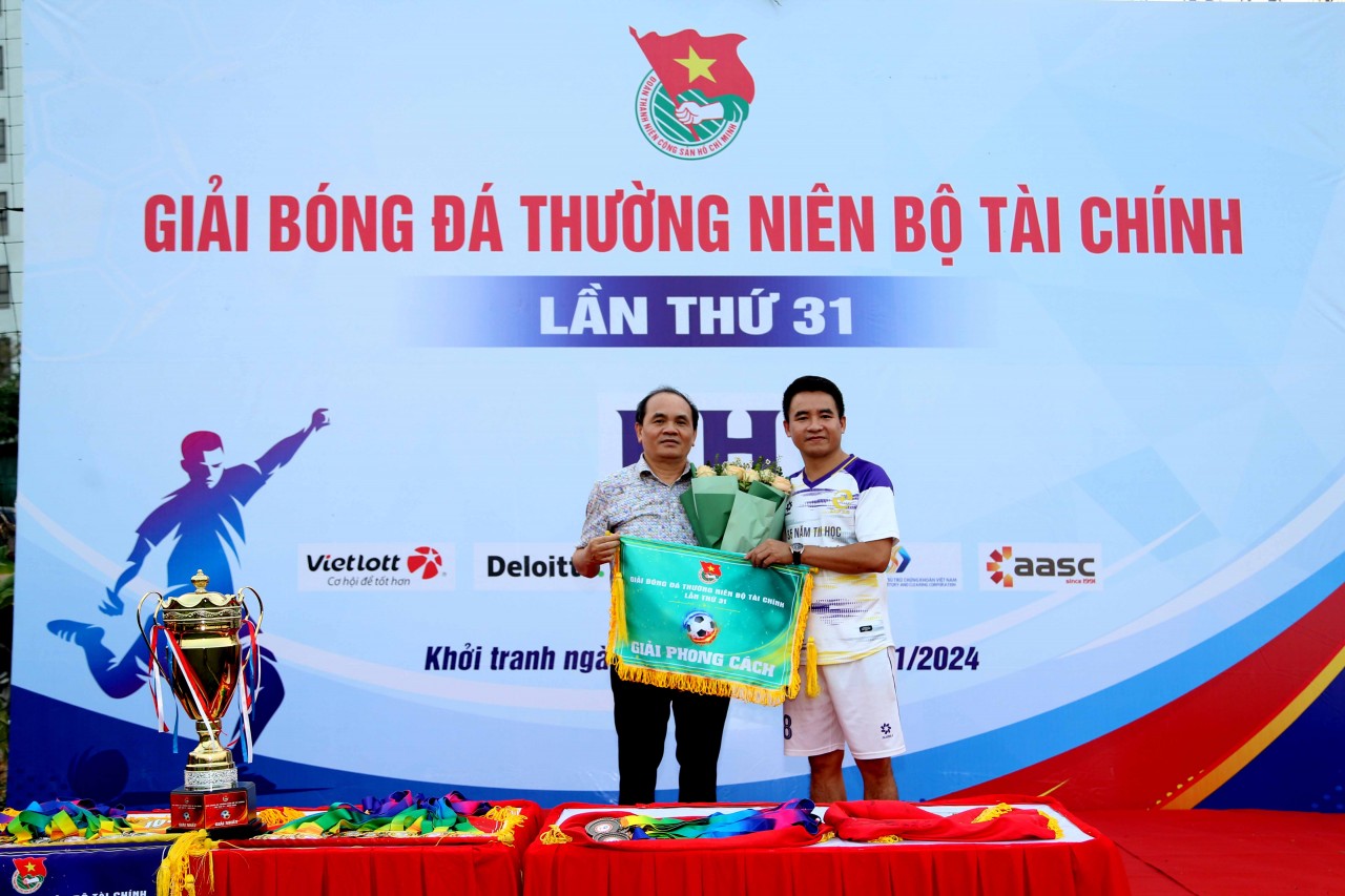 Đội bóng Vietlott giành chức vô địch giải bóng đá thường niên Đoàn Thanh niên Bộ Tài chính lần thứ 31 Đội bóng Vietlott giành chức vô địch giải bóng đá thường niên Đoàn Thanh niên Bộ Tài chính lần thứ 31