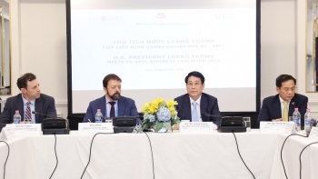 Chủ tịch nước Lương Cường tiếp Liên minh Doanh nghiệp Hoa Kỳ - APEC