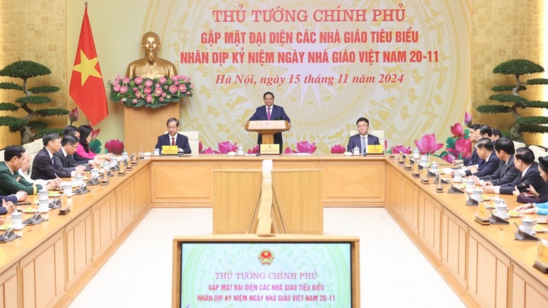 Thủ tướng Phạm Minh Chính: Tạo đột phá về thể chế để phát triển ngành giáo dục