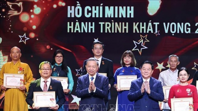 Tổng Bí thư Tô Lâm dự Chương trình 'Hồ Chí Minh-Hành trình khát vọng 2024'