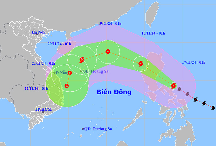 Bão Usagi suy yếu, không khí lạnh tràn về, Đông Bắc Bộ chuyển rét