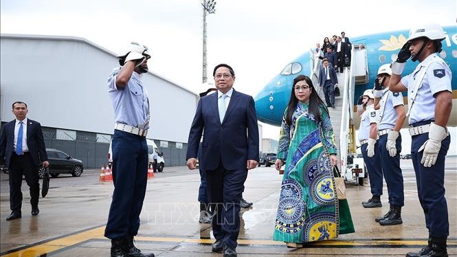 Thủ tướng Phạm Minh Chính tới Brazil bắt đầu chuyến công tác dự Hội nghị G20