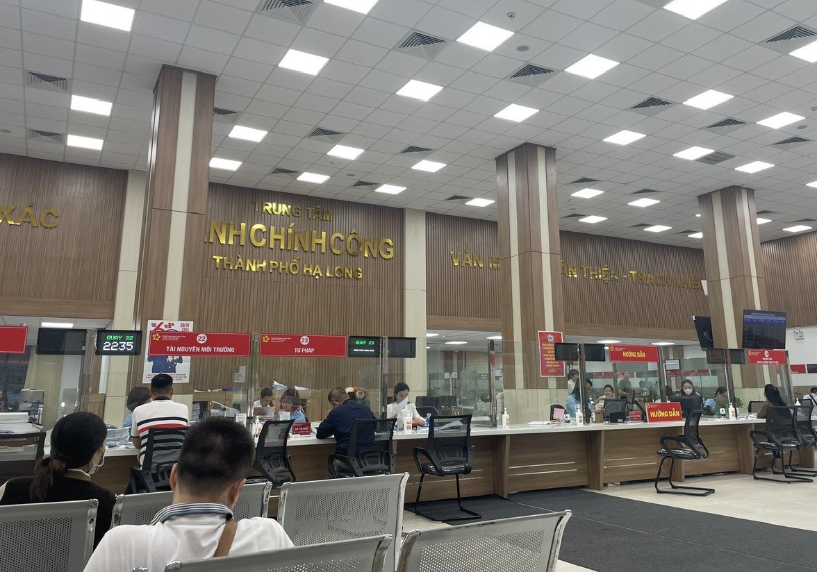 Trung tâm Hành chính công TP Hạ Long.Ảnh T.D
