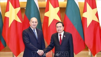 Chủ tịch Quốc hội Trần Thanh Mẫn hội kiến Tổng thống Cộng hòa Bulgaria