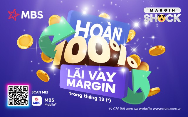 MBS tung chính sách “khủng”, tặng 100% lãi margin cho khách hàng trong tháng 12