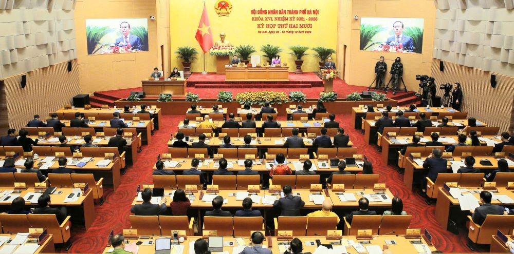 Kỳ họp thứ 20 HĐND TP. Hà Nội - Khóa XVI xem xét 55 nội dung