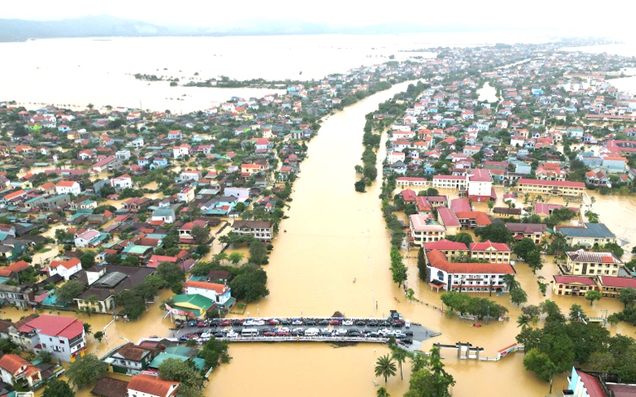 Công điện chỉ đạo ứng phó mưa lớn ở Trung Bộ