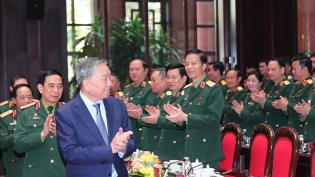 Tổng Bí thư Tô Lâm: Thanh niên Quân đội phải xây hoài bão lớn