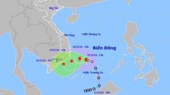 Áp thấp nhiệt đới trên Biển Đông đã mạnh lên thành bão